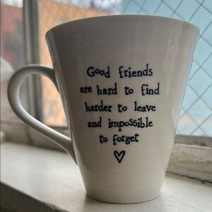 Pottery Tea Cup for your best friend 4.5” height 4” diameter top